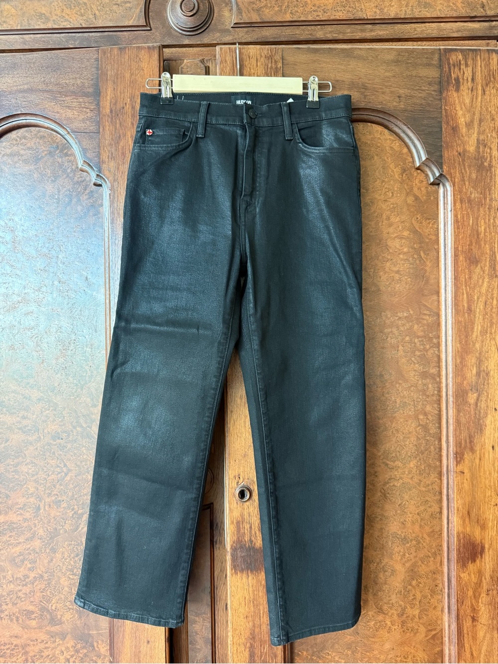 Hudson NOA High Rise Straight Crop Jeans Color Stellar